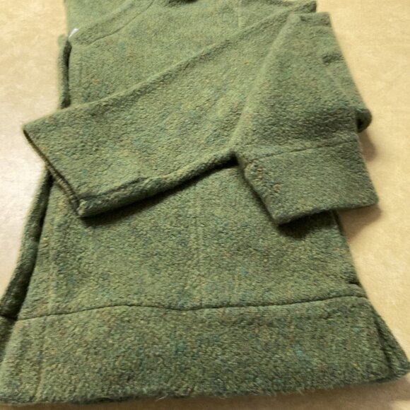 VINTAGE JANTZEN GREEN CARDIGAN WOOL BLEND SWEATER - Picture 6 of 16